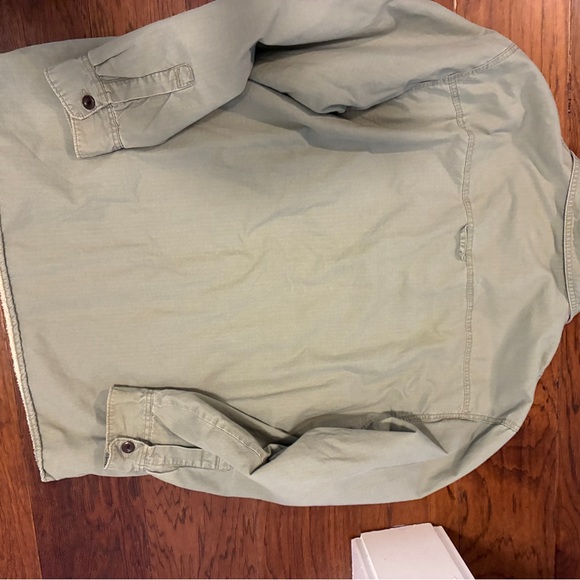 Levi's Sherpa Fleece Lined Insulated Jacket Men's XL White Tab Irregular - Picture 4 of 8